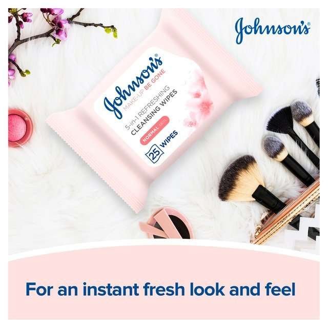 Johnson’s Make Up Be Gone Refreshing Wipes