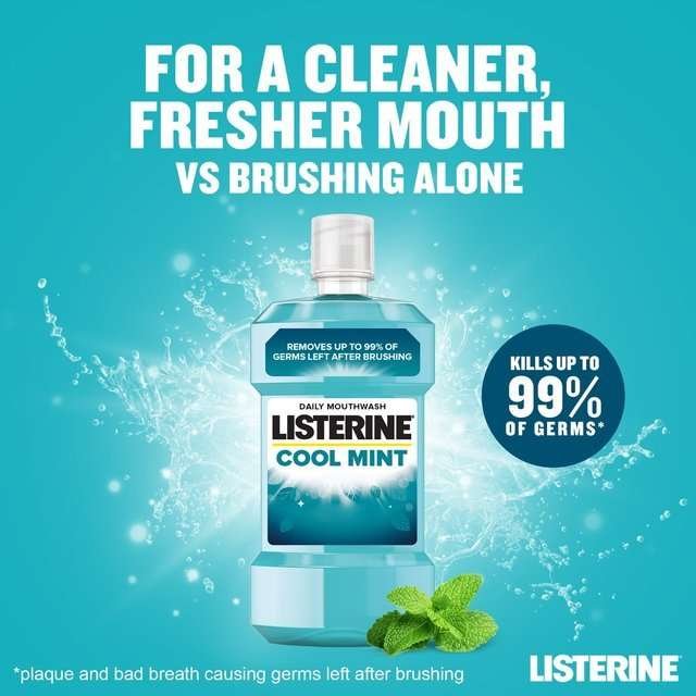 Listerine Cool Mint Mouthwash 250ml Listerine Cool Mint Mouthwash 250ml