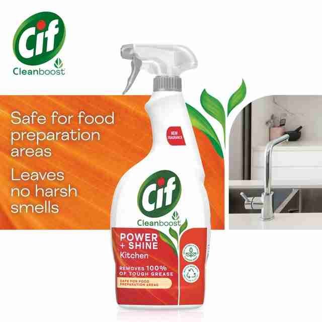 Cif Power & Shine Kitchen Cleaner Spray 700ml