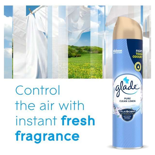 Glade Pure Clean Linen Room Spray 300ml