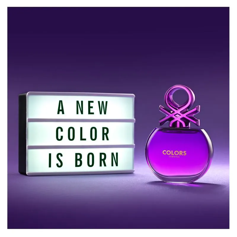Benetton Colors Purple Women EDT 80ml Spray Benetton Colors Purple Women EDT 80ml Spray