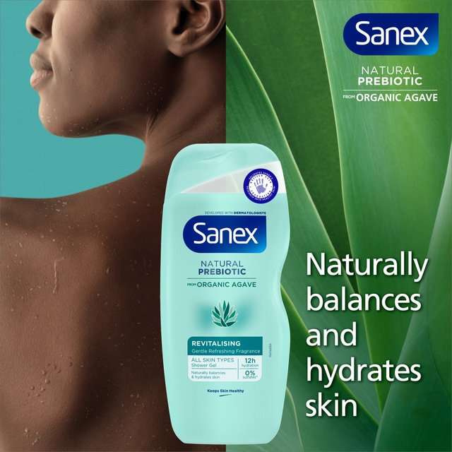 Sanex Organic Agave Revitalising Shower Gel 225ml