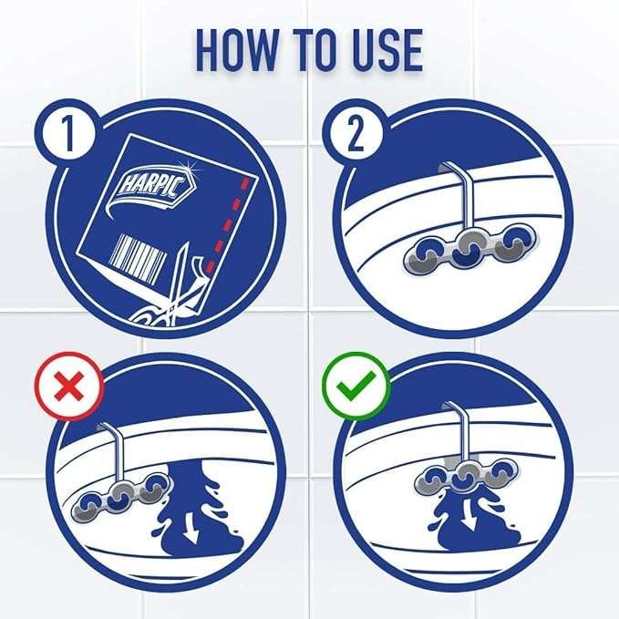 Harpic Active Fresh Mountain Pine Toilet Block 35g Harpic Active Fresh Mountain Pine Toilet Block 35g