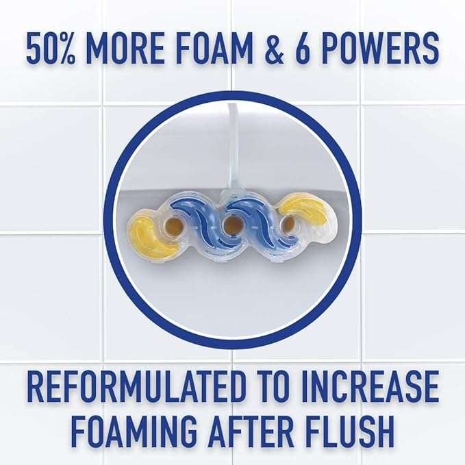 Harpic Active Fresh Mountain Pine Toilet Block 35g Harpic Active Fresh Mountain Pine Toilet Block 35g