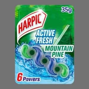 Harpic Active Fresh Mountain Pine Toilet Block 35g