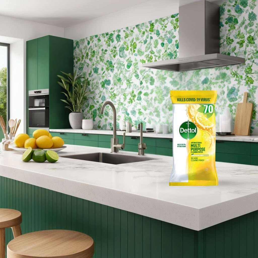 Dettol Citrus Anti-Bacterial Wipes 70 pack