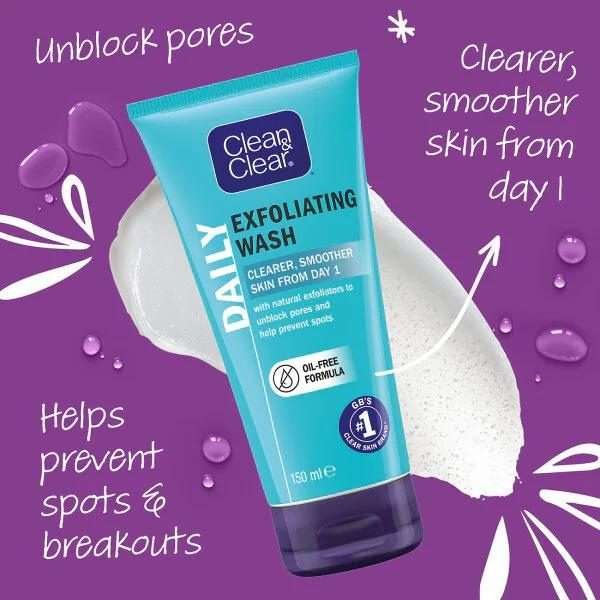 Clean & Clear Exfoliating Daily Wash 150ml Clean & Clear Exfoliating Daily Wash 150ml