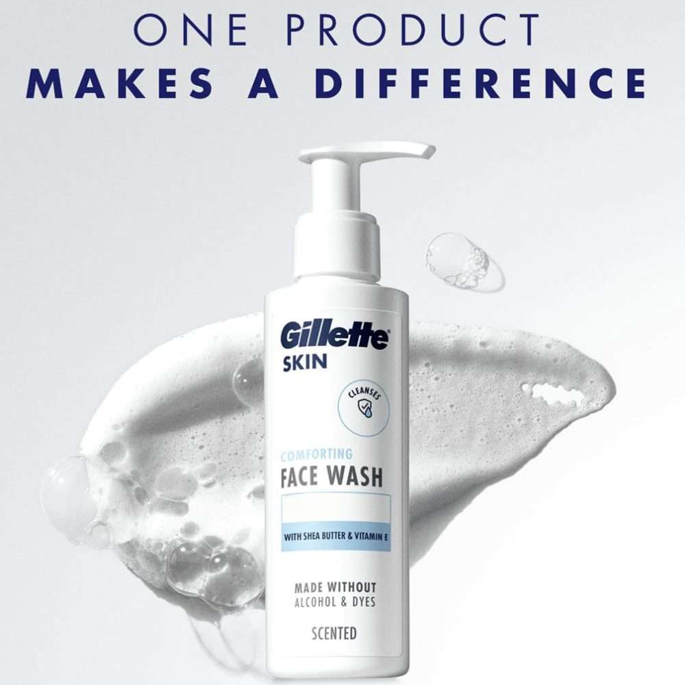 Gillette SKIN Ultra Sensitive Facewash 140ml