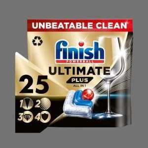 Finish Ultimate Plus All in One Regular 25 Dishwasher Tablets 305g