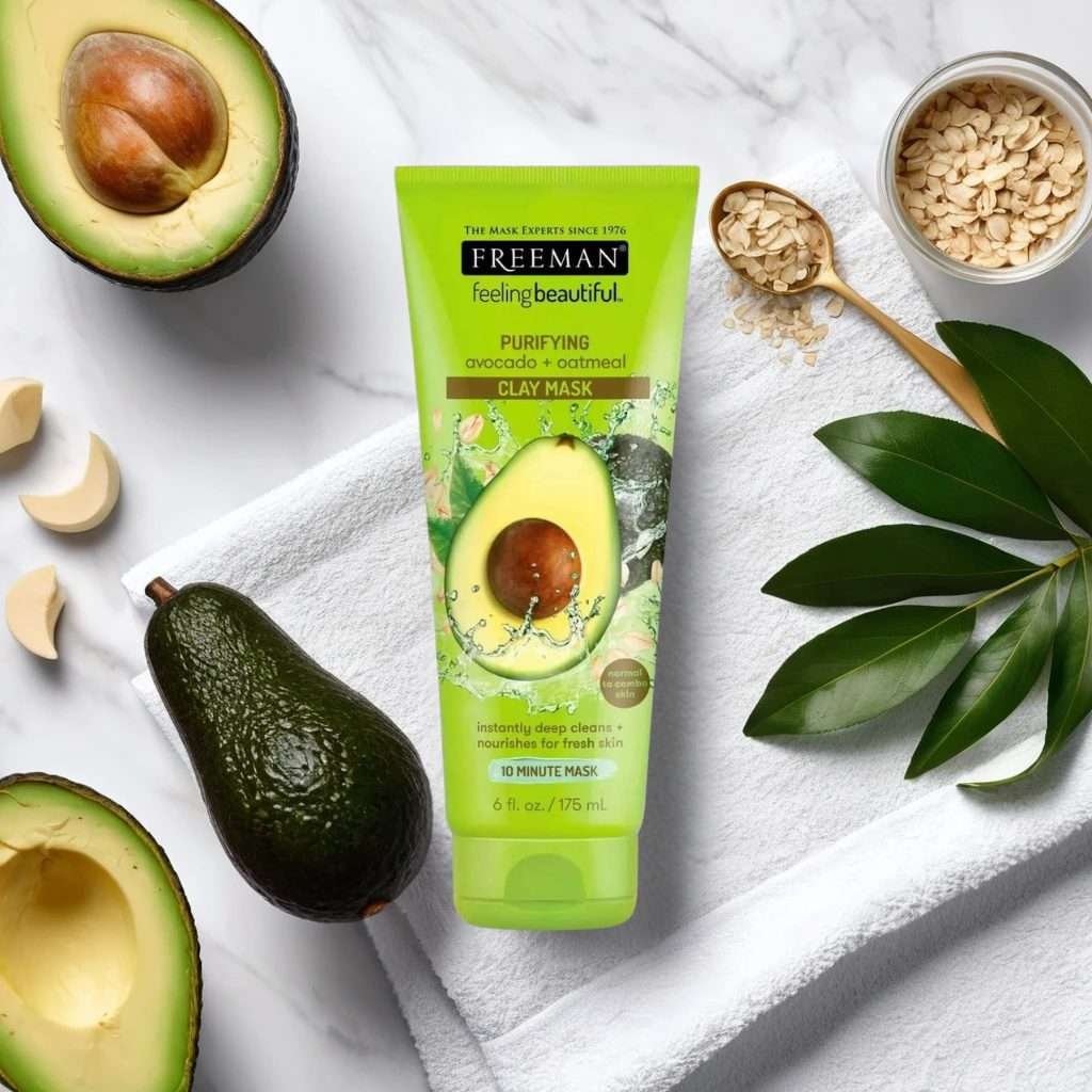 Freeman Purifying Avocado + Oatmeal Clay Mask 175ml