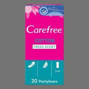 Carefree Cotton Fresh Scent Pantyliners