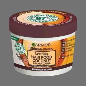 Garnier Ultimate Blends Smoothing Hair Food Coconut & Macadamia 3in1 Mask 400ml