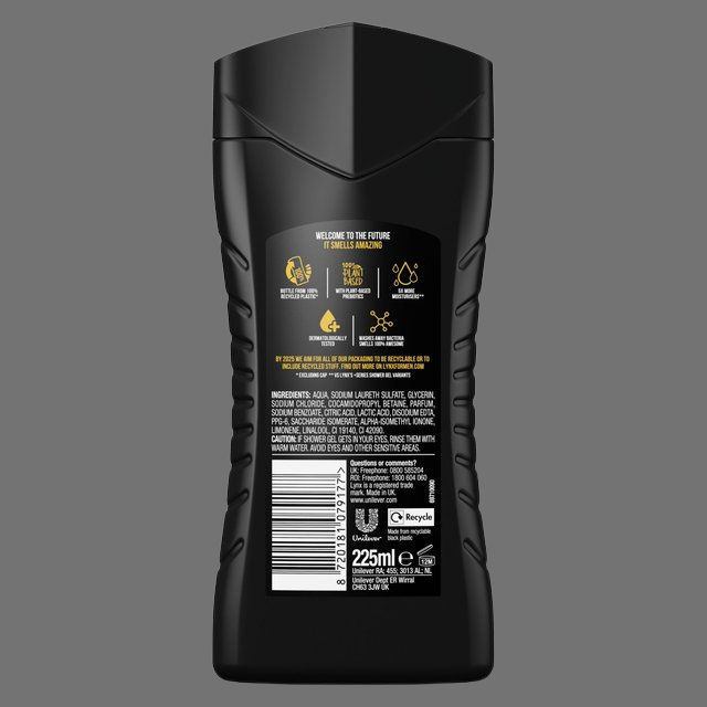 Lynx Black Frozen Pear & Cedarwood Body Wash 225ml