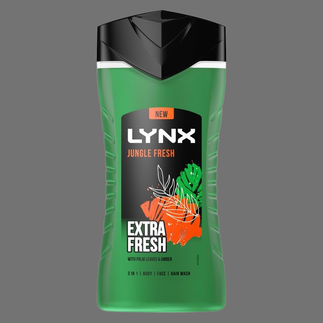 Lynx Jungle Fresh 3 in 1 Extra Fresh Body Wash 225ml