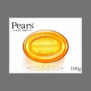 Pears Pure & Gentle Transparent Bar Soap 100g