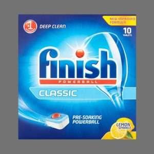 Finish Powerball Dishwasher Tablets Classic Lemon 10s