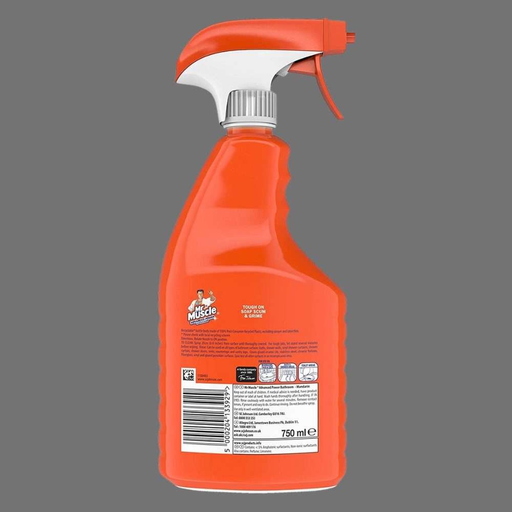 Mr Muscle Advanced Power Bathroom Cleaner Spray 750ml