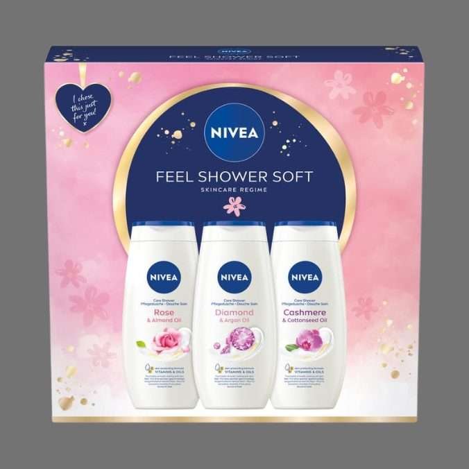 Nivea Feel Shower Soft Skincare Regime Gift Set Nivea Feel Shower Soft Skincare Regime Gift Set