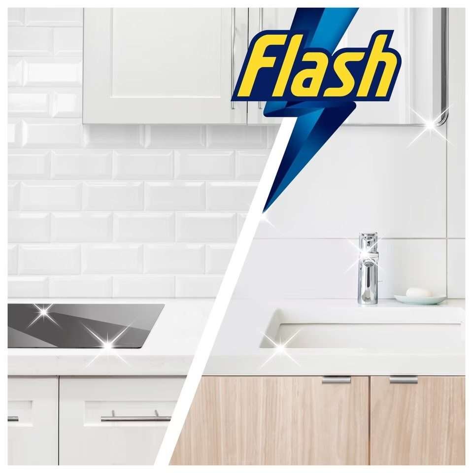 Flash Cleaning Spray With Bleach Eucalyptus Scent 500ml Flash Cleaning Spray With Bleach Eucalyptus Scent 500ml