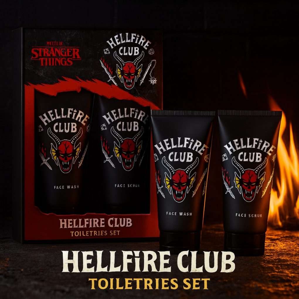 Stranger Things Hellfire Club Face Wash Set