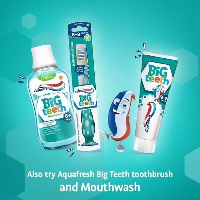 AquaFresh Big Teeth 6-8 Years Kids Toothpaste 50ml