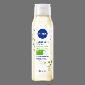 NIVEA Naturally Good Honeysuckle & Organic Oil Infused Shower Gel 300ml