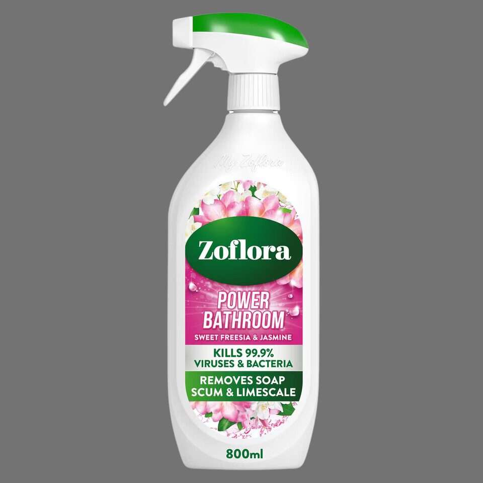 Zoflora Power Bathroom Cleaner Sweet Freesia & Jasmine 800ml