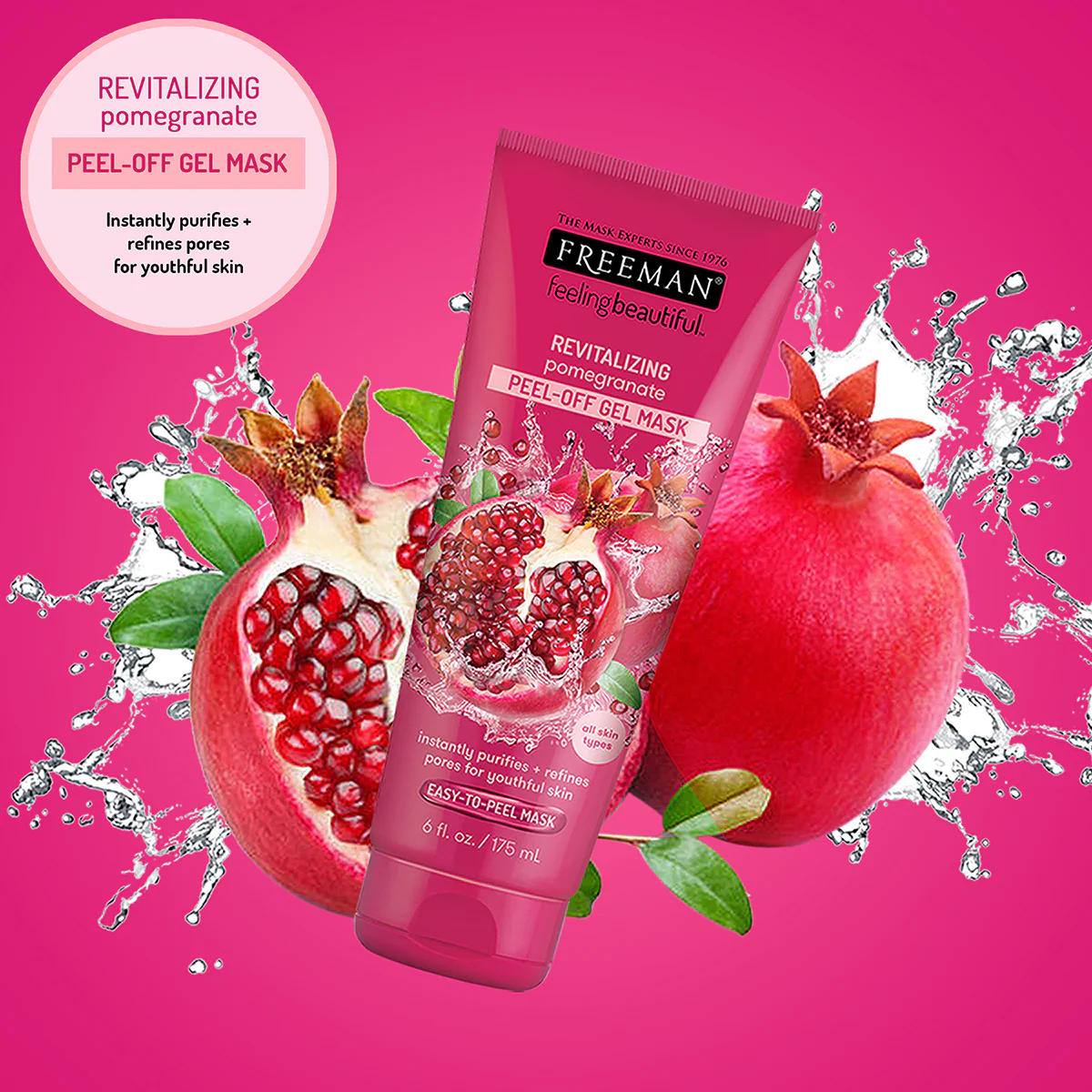 Freeman Pomegranate Peel-Off Gel Mask 175ml