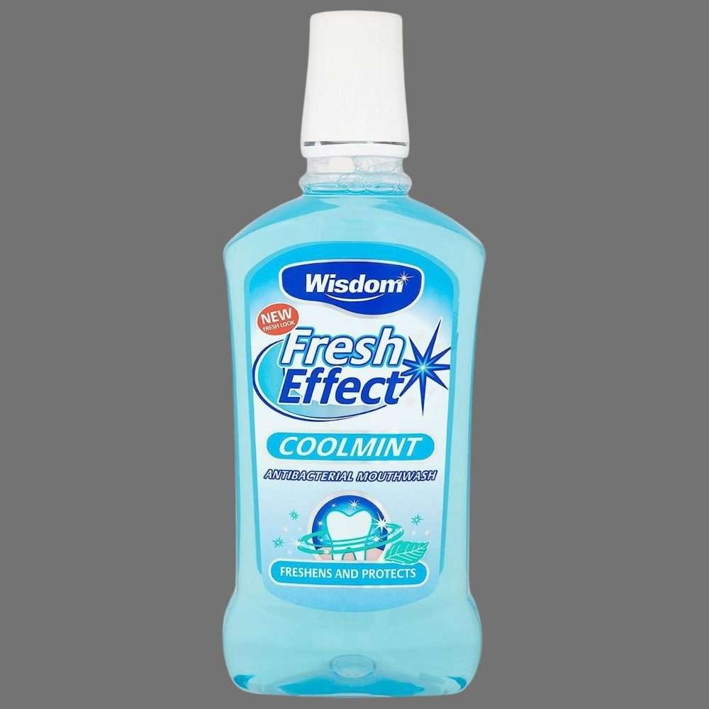 Wisdom Fresh Effect Cool Mint Mouthwash 500ml Wisdom Fresh Effect Cool Mint Mouthwash 500ml