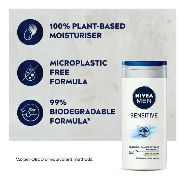 Nivea Men Sensitive Shower Gel 400ml
