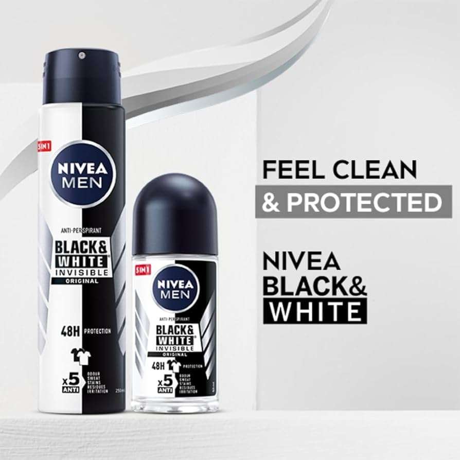 Nivea Men Black White Original Roll On 50ml Henry Hunter