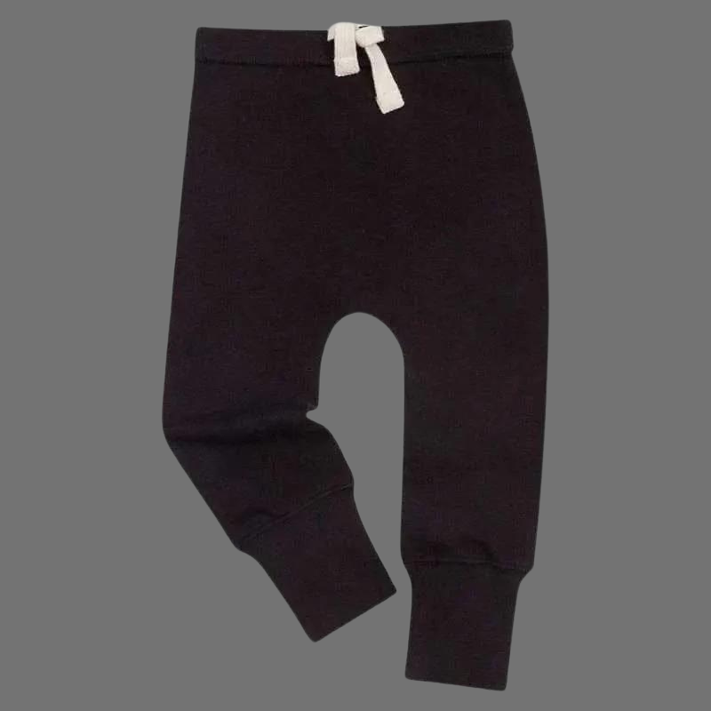Babybugz High Waisted Black Jogging Bottoms