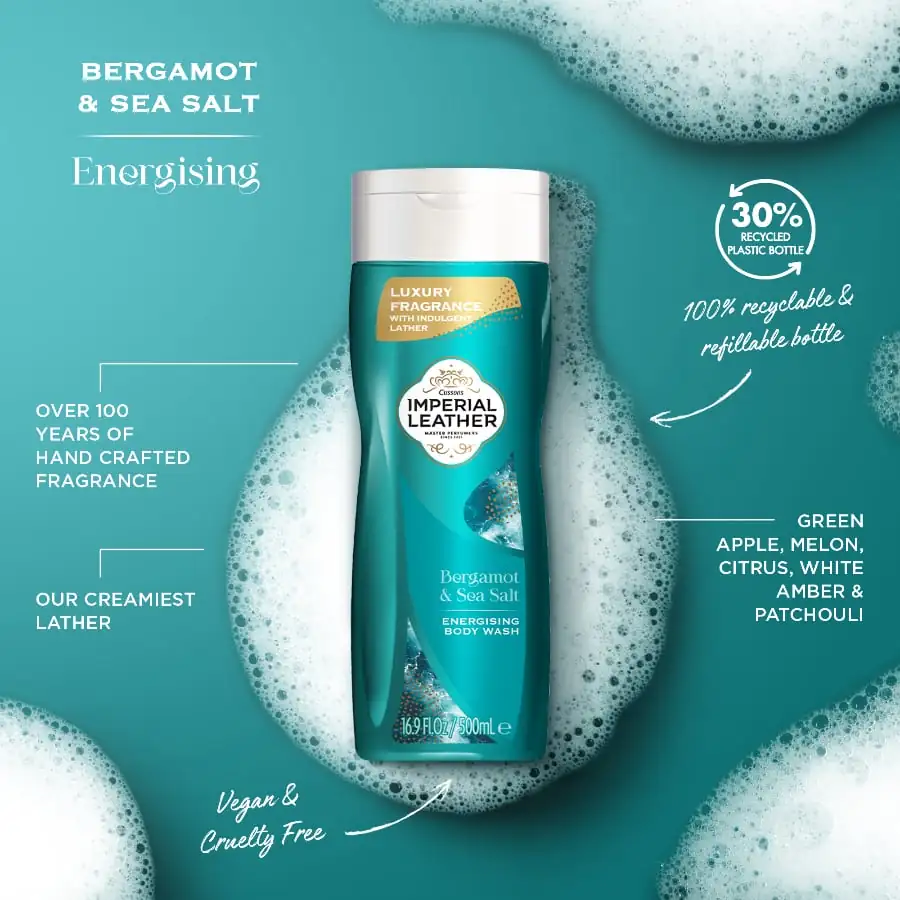 Imperial Leather Bergamot & Sea Salt Body Wash 500ml