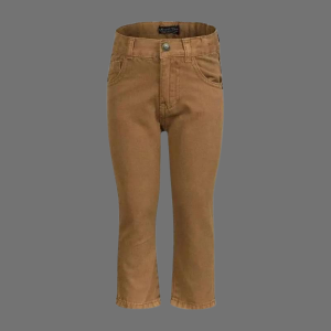 Life & Legend Boys Tan Twill Cotton Slim Leg Jeans