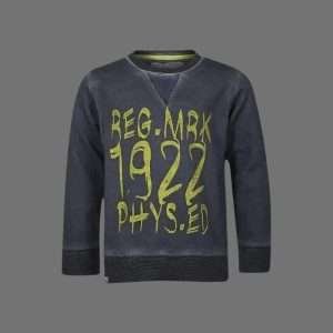 Minoti Washed Black Reg Mrk 1922 Phys Ed Sweatshirt