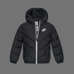 Nike Just Do It Boys Padded Coat Black