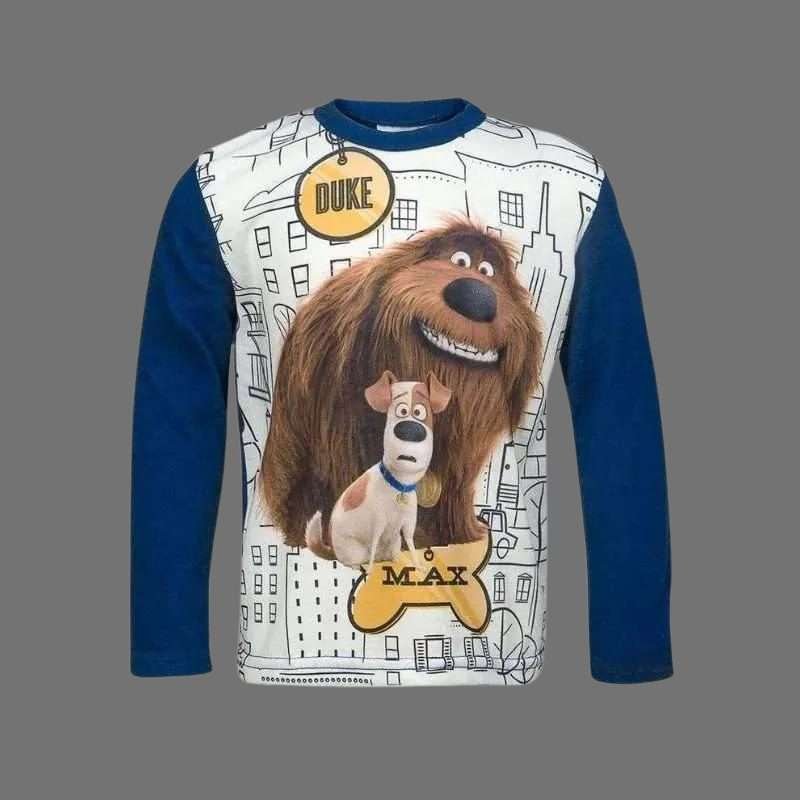 The Secret Life Of Pets Navy Blue Printed Long Sleeve Top