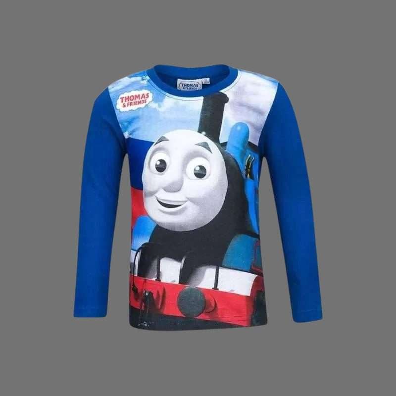 Thomas The Tank Engine Blue Printed Long Sleeve Top
