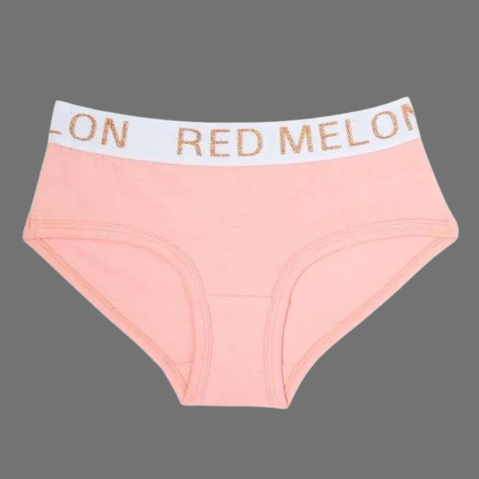 Red Melon Girls Pink Crop Top Knicker Set