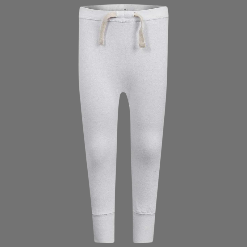 BabyBugz High Waisted White Jogging Bottoms BabyBugz High Waisted White Jogging Bottoms