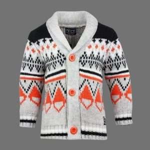 Minoti Baby Boys Multi-Coloured Knitted Cardigan