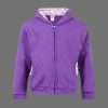 Kid U Not Girls Zip Through Purple Hoodie