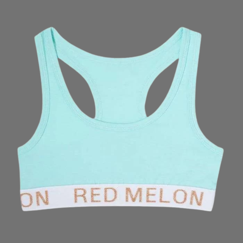 Red Melon Girls Green Crop Top Knicker Set Red Melon Girls Green Crop Top Knicker Set