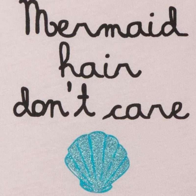 Minoti Girls Mermaid Slogan Skater Dress