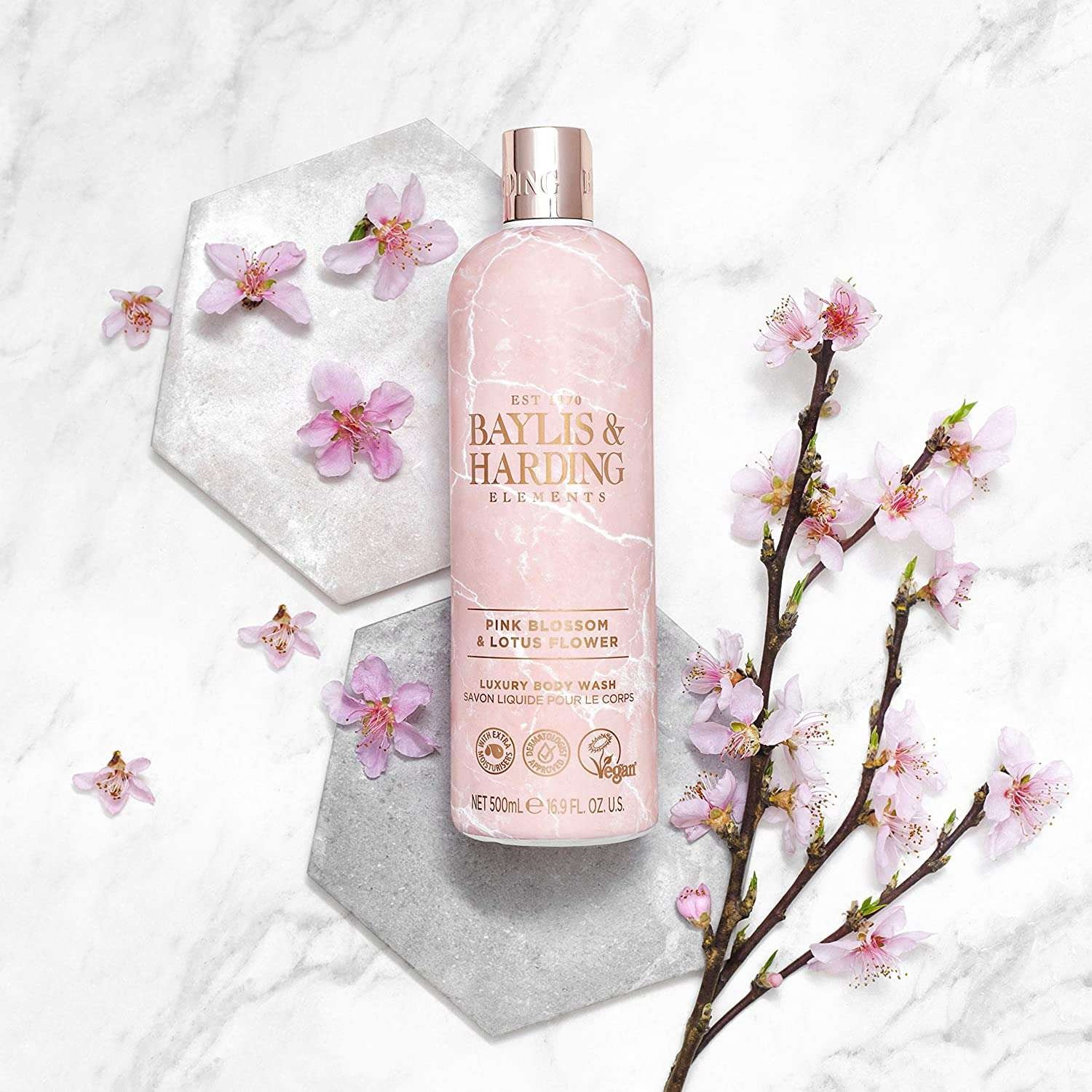 Baylis & Harding Pink Blossom & Lotus Body Wash 500ml