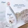 Dove Caring Bath Almond Cream & Hibiscus 500ml Dove Caring Bath Almond Cream & Hibiscus 500ml