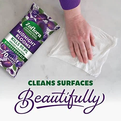 Zoflora Antibacterial Surface Wipes Midnight Bloom Zoflora Antibacterial Surface Wipes Midnight Bloom