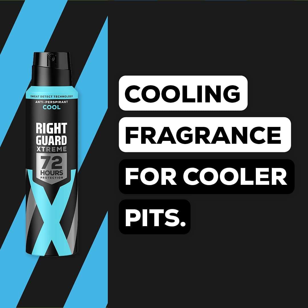 Right Guard Xtreme Cool 72hr Anti-Perspirant Deodorant 150ml Right Guard Xtreme Cool 72hr Anti-Perspirant Deodorant 150ml