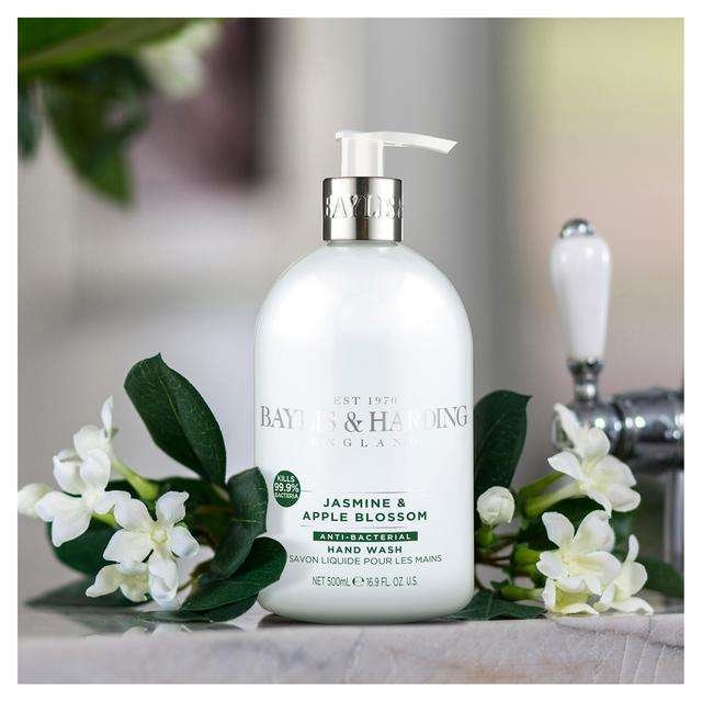 Baylis & Harding Jasmine & Apple Blossom Antibacterial Hand Wash 500ml Baylis & Harding Jasmine & Apple Blossom Antibacterial Hand Wash 500ml