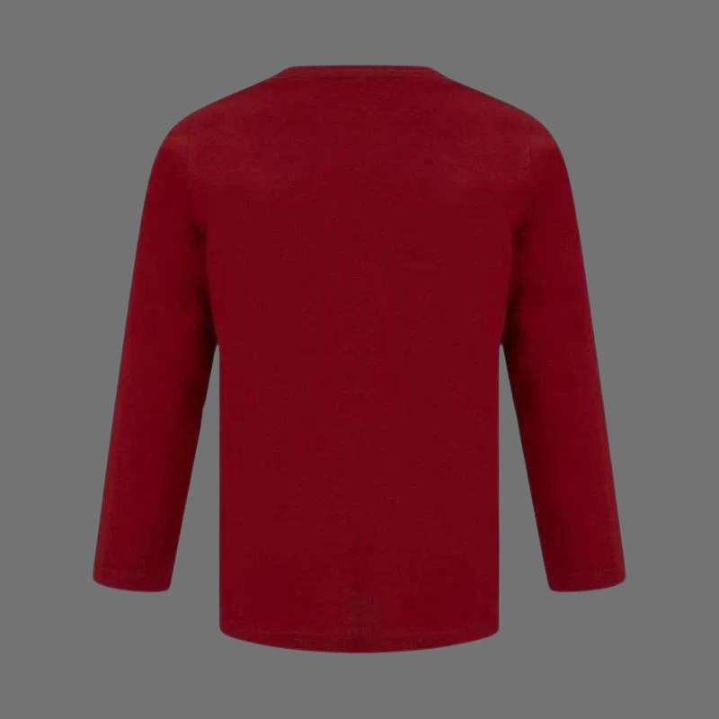 Tokyo Laundry Tiger Legends Print Red Long Sleeve Top